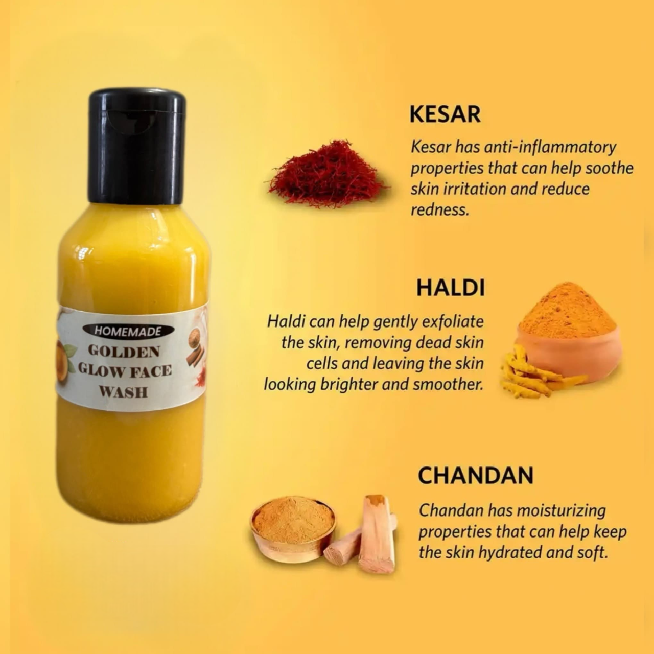 Kesar Haldi Chandan Face Wash