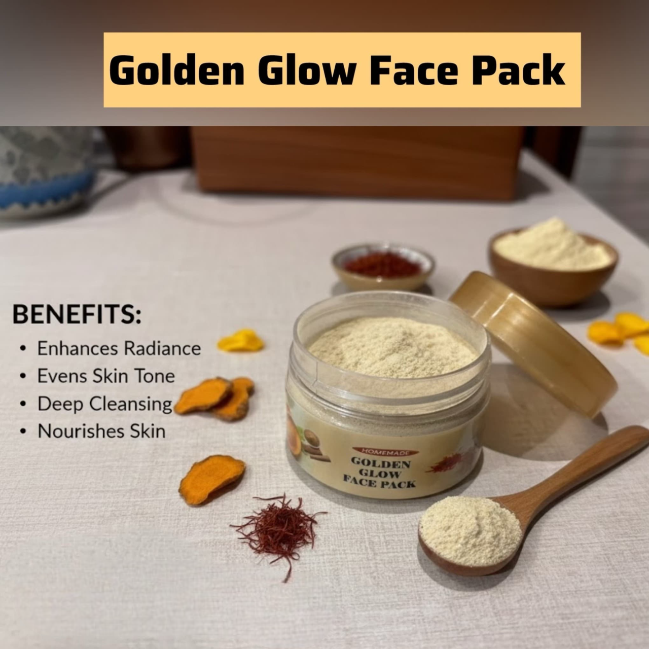 Golden Glow Face Pack
