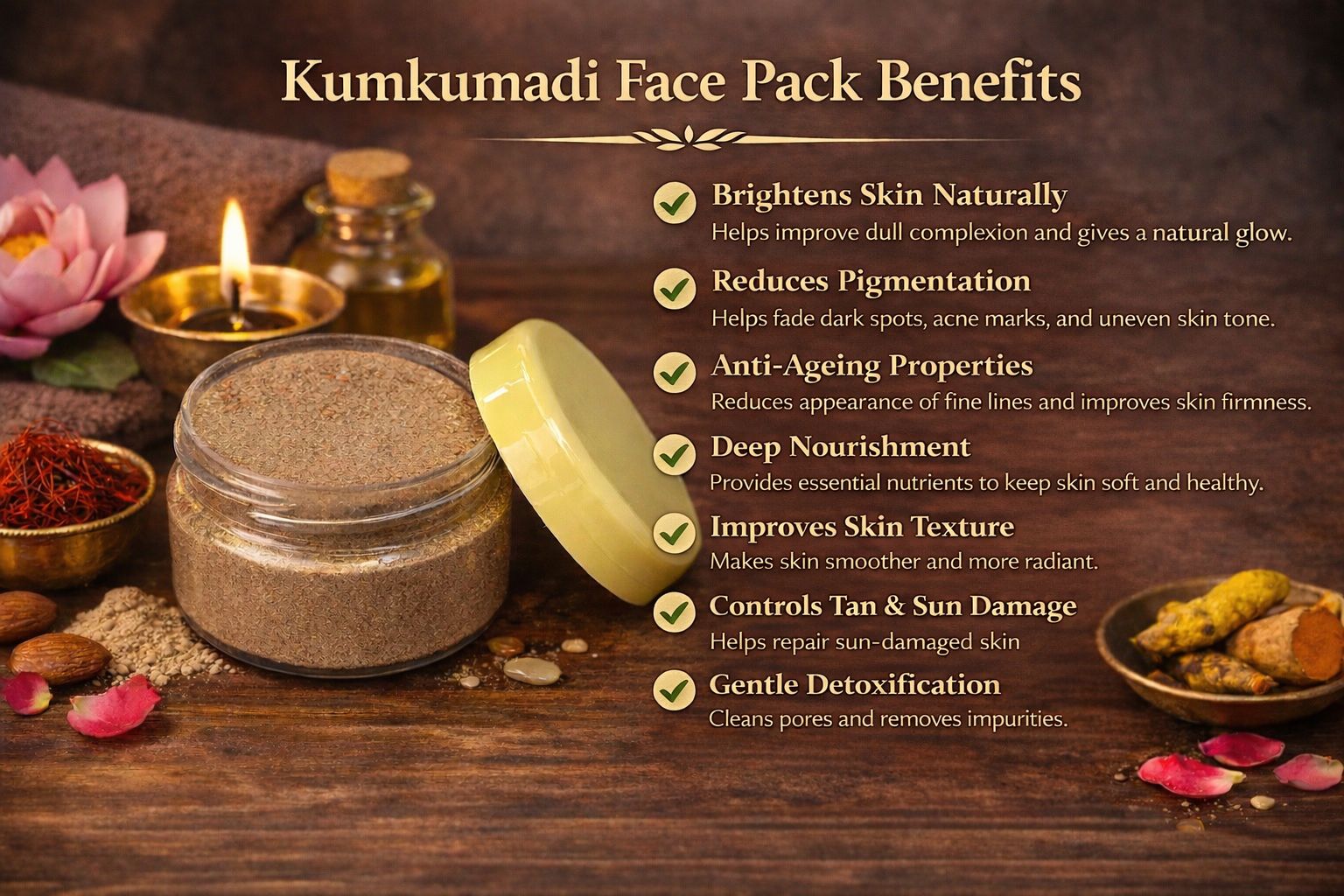 Kumkumadi Face Pack